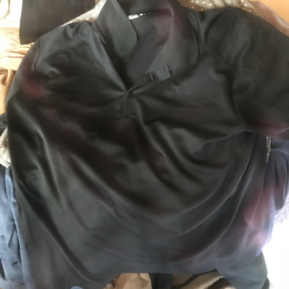 Nike dri-fit golf polo black